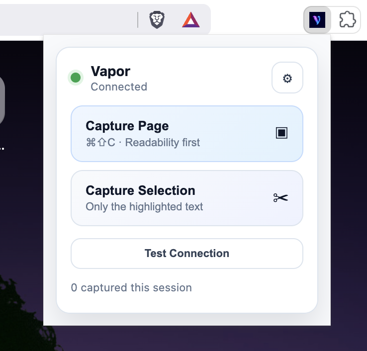 Chrome extension popup